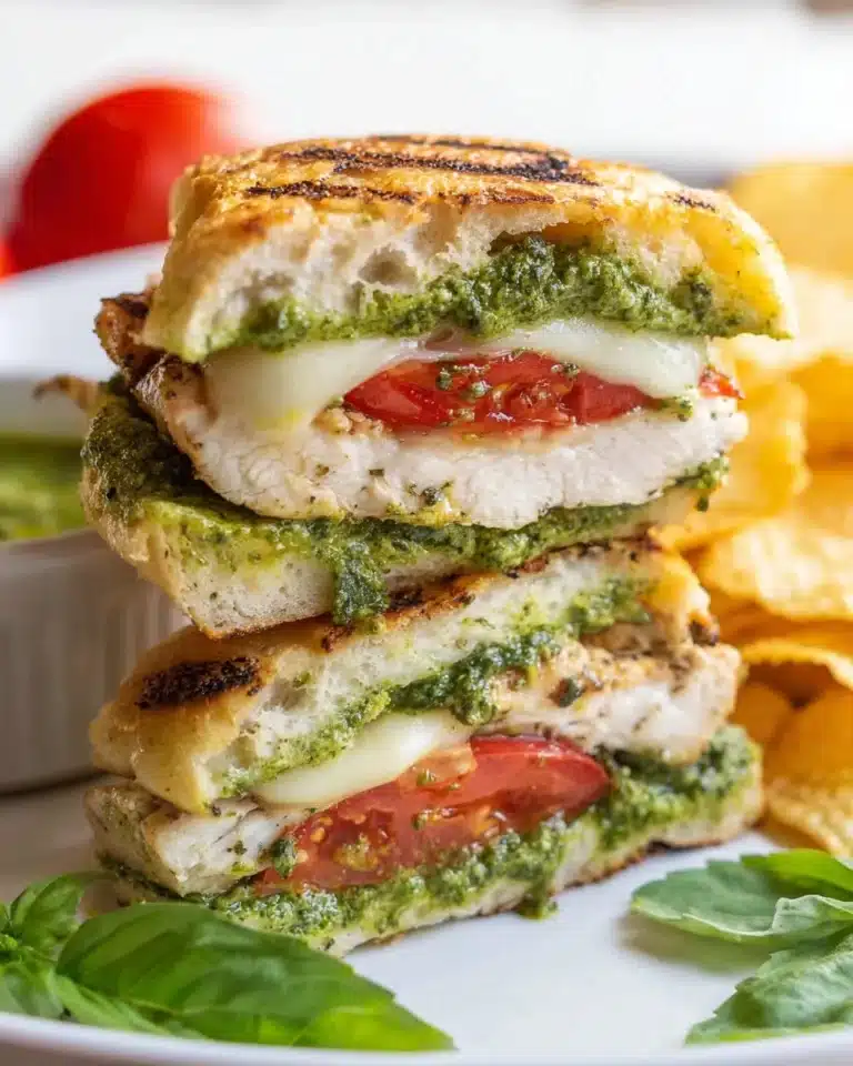 Chicken Pesto Sandwich Recipe