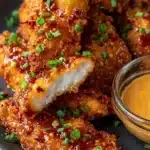 Easy Coconut Chicken with Creamy Bang Bang Sauce Recipe