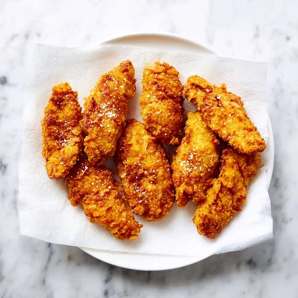 Crispy Pan-Fried Chicken Tenders Recipe - Recipe Image