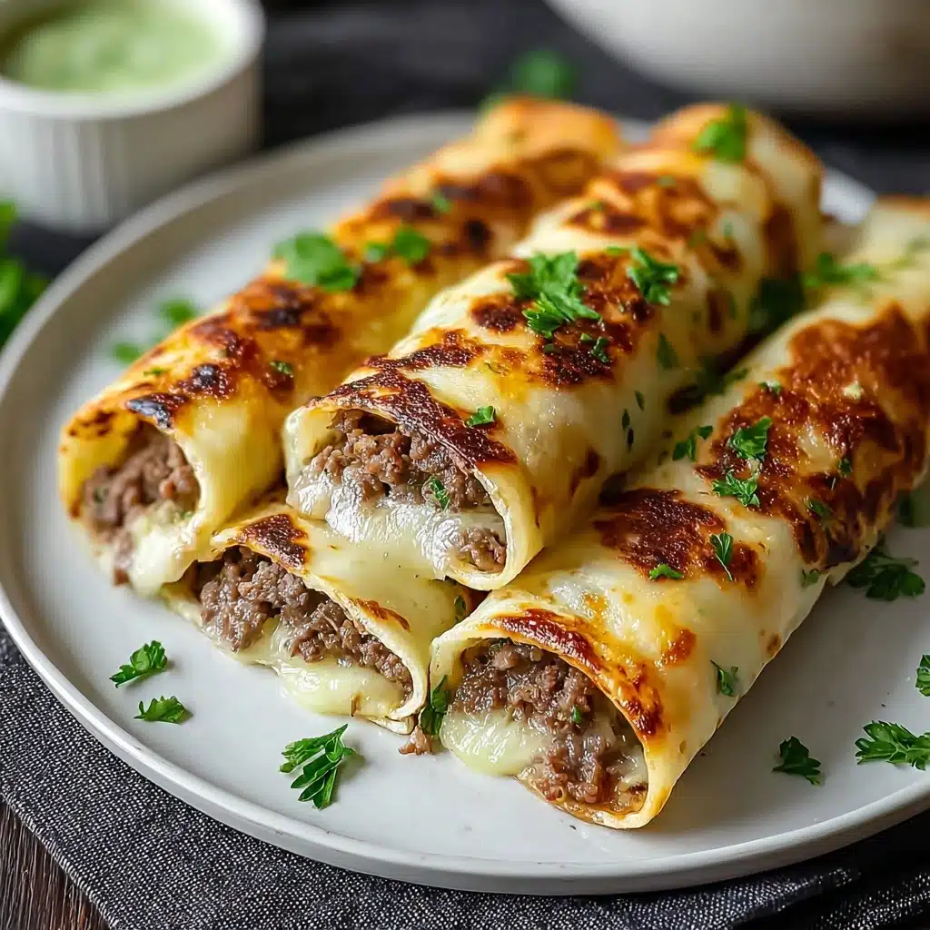 Keto Philly Cheesesteak Roll-Ups Recipe - Recipe Image