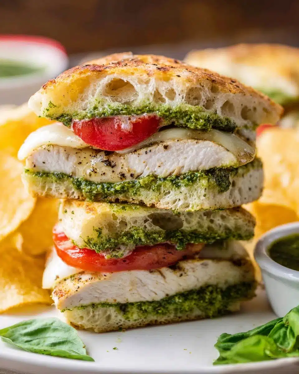 Chicken Pesto Sandwich Recipe - Recipe Image