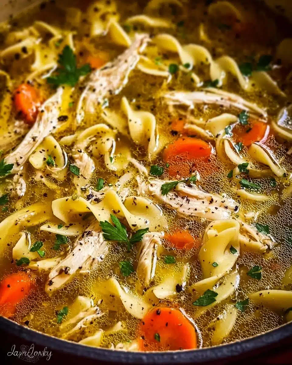 Homemade Chicken Noodle Soup Recipe - Recipe Image