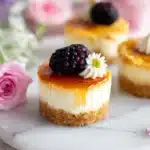 Mini Vanilla Crème Brûlée Cheesecakes Recipe