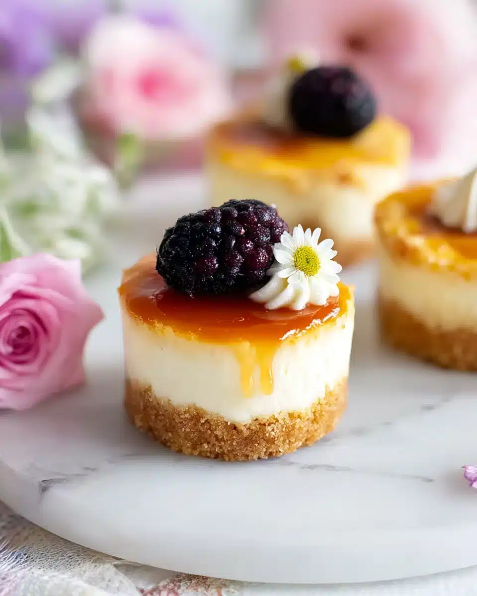 Mini Vanilla Crème Brûlée Cheesecakes Recipe 5 Mini Vanilla Crème Brûlée Cheesecakes Recipe
