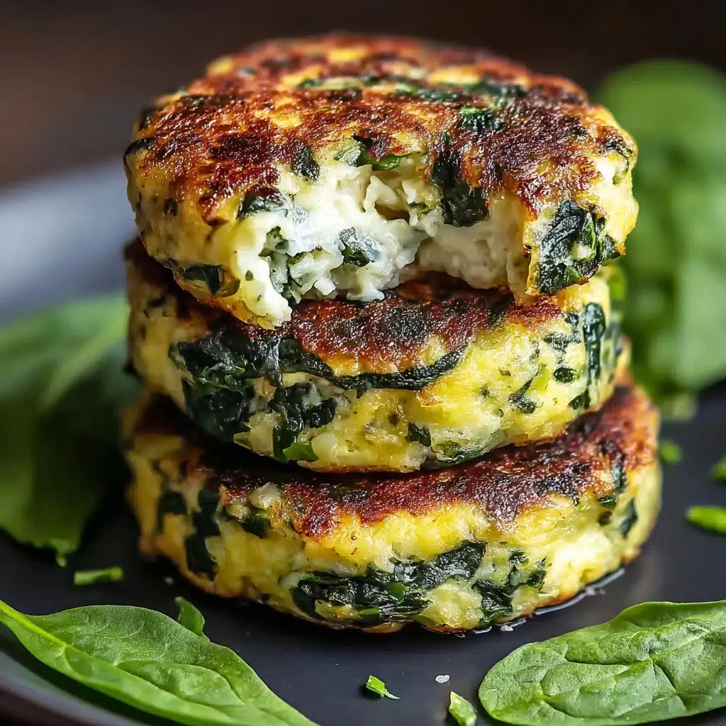 Feta and Spinach Chicken Patties Recipe - Recipe Image