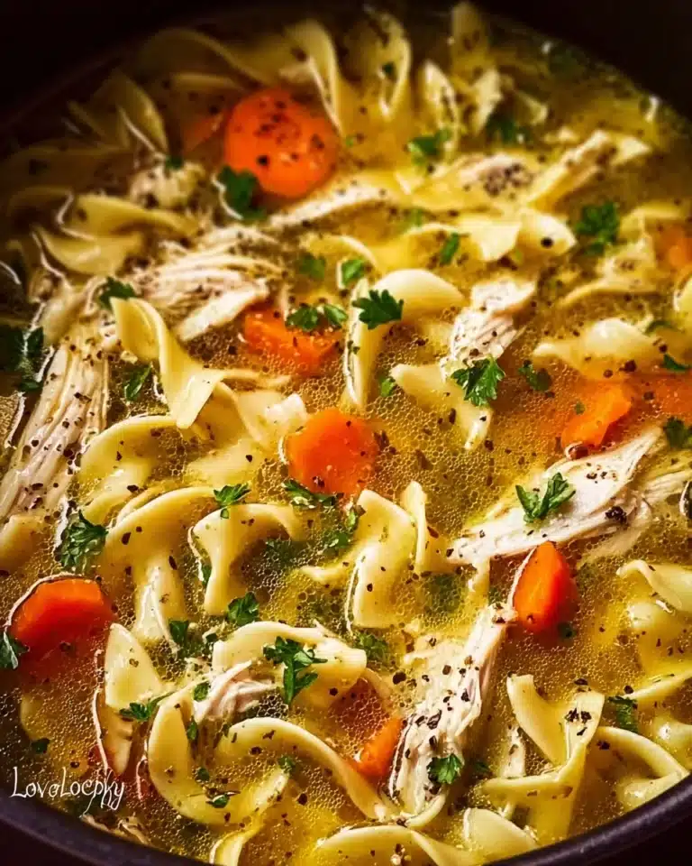 Homemade Chicken Noodle Soup Recipe