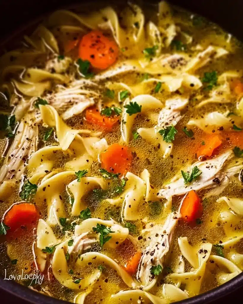 Homemade Chicken Noodle Soup Recipe