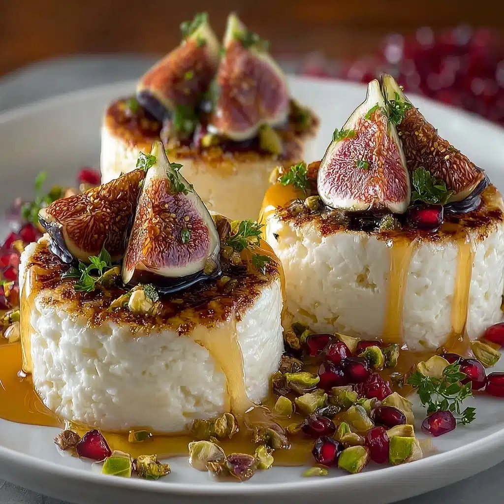 Goat Cheese with Honey, Figs, and Pistachios Recipe