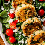 Feta and Spinach Chicken Patties Recipe