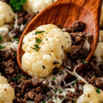 Keto Italian Ground Beef and Cauliflower Skillet Recipe