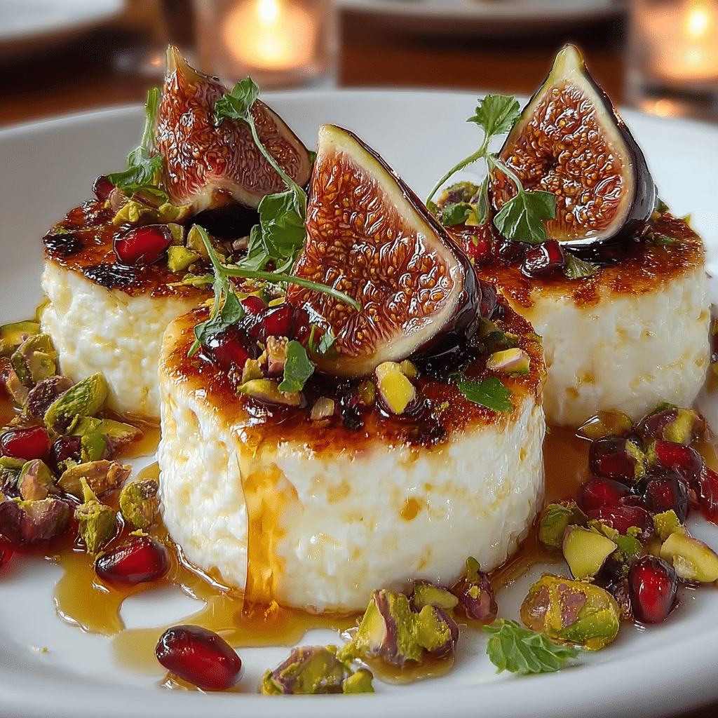 Goat Cheese with Honey, Figs, and Pistachios Recipe
