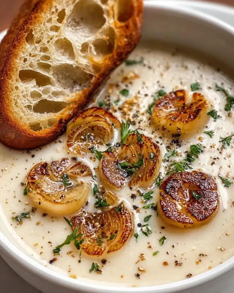 Country French Garlic Soup Recipe