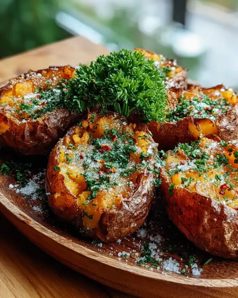 Garlic Parmesan Sweet Potato Wedges Recipe