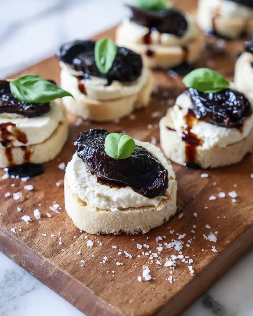 A Decadent Bite: Prune + Brie Crostini Recipe