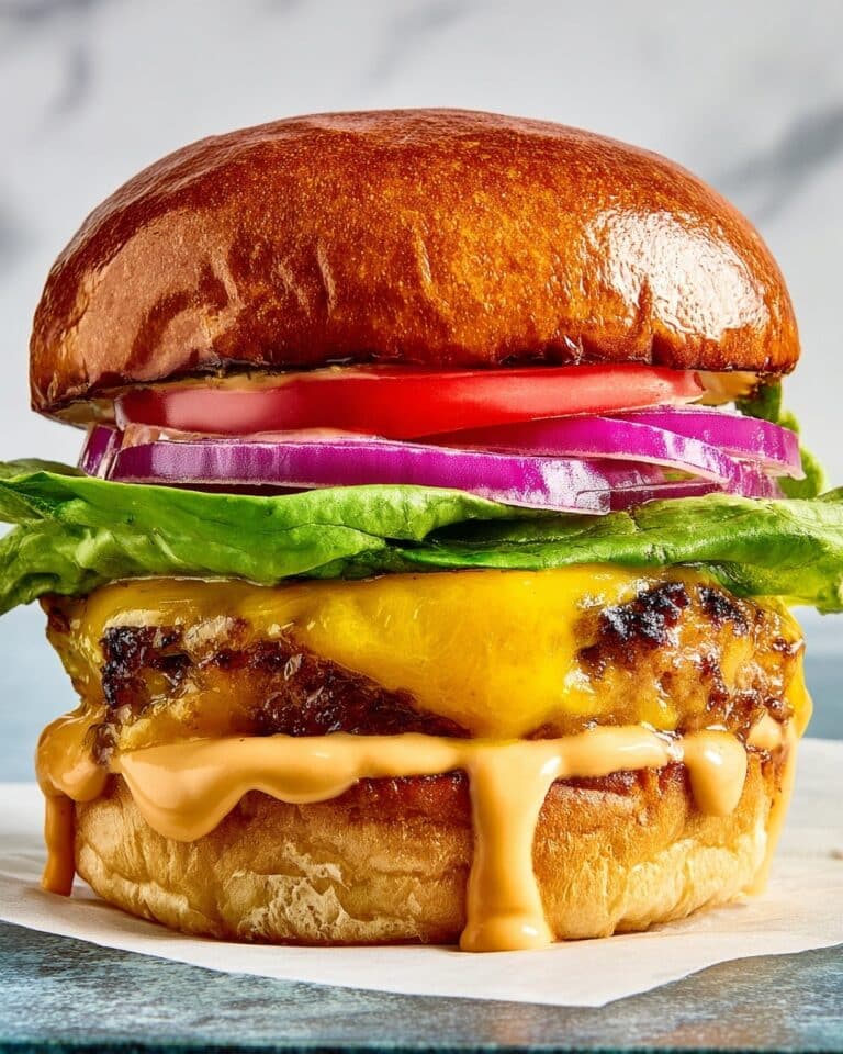 Ground Chicken Burgers with Homemade Burger Sauce Recipe