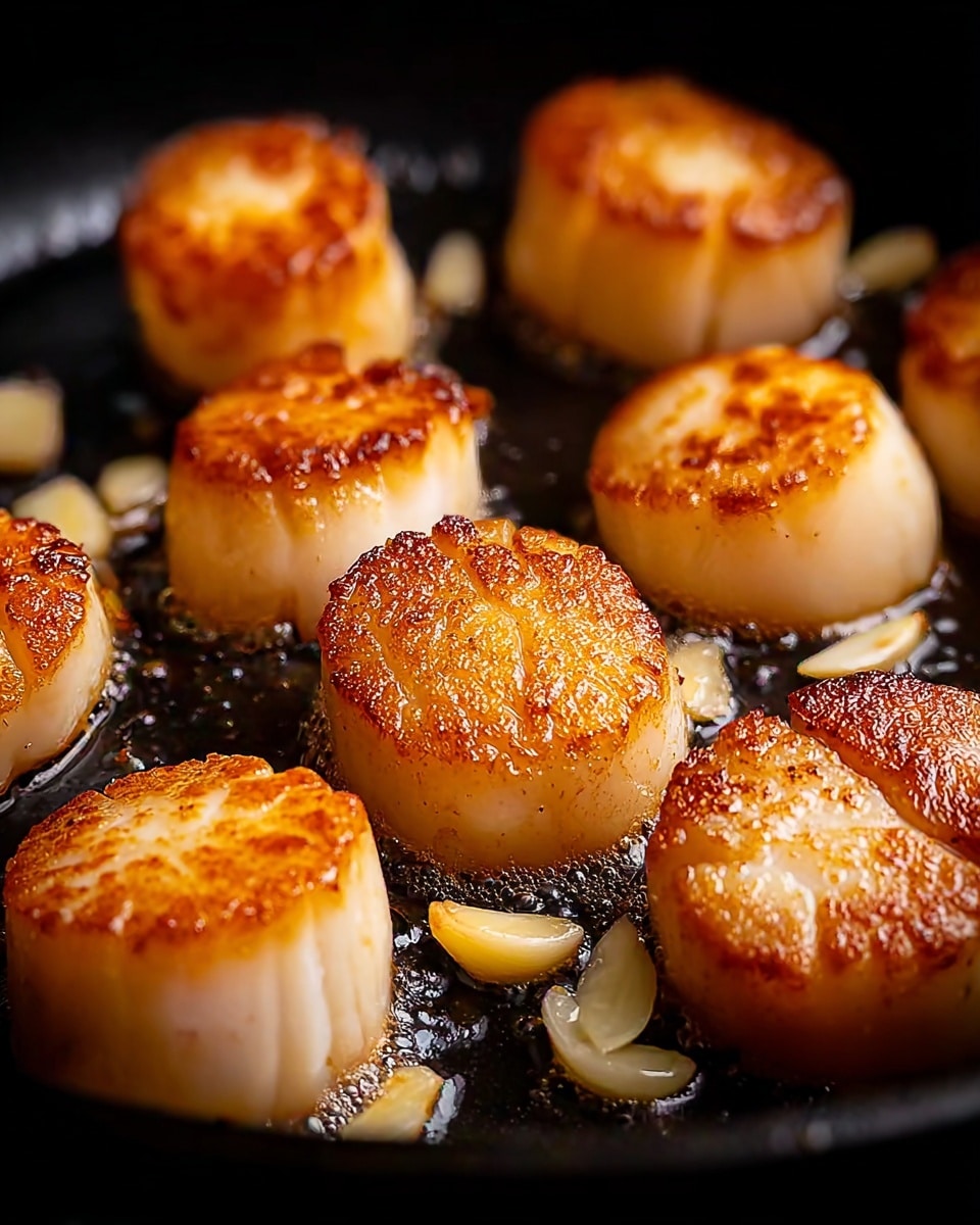 A white bowl holds a neatly twirled nest of pale yellow spaghetti pasta with a smooth, slightly glossy texture. On top are six round, golden-brown seared scallops, each with a caramelized edge and a tender, creamy center. The scallops and pasta are sprinkled with finely chopped green parsley, adding a fresh and vivid contrast. Tiny black pepper specks and lemon zest pieces are subtly scattered over the dish, giving it a hint of texture and brightness. The white marbled surface beneath the bowl enhances the light and natural colors of the food, creating a clean and inviting look photo taken with an iphone --ar 4:5 --v 7