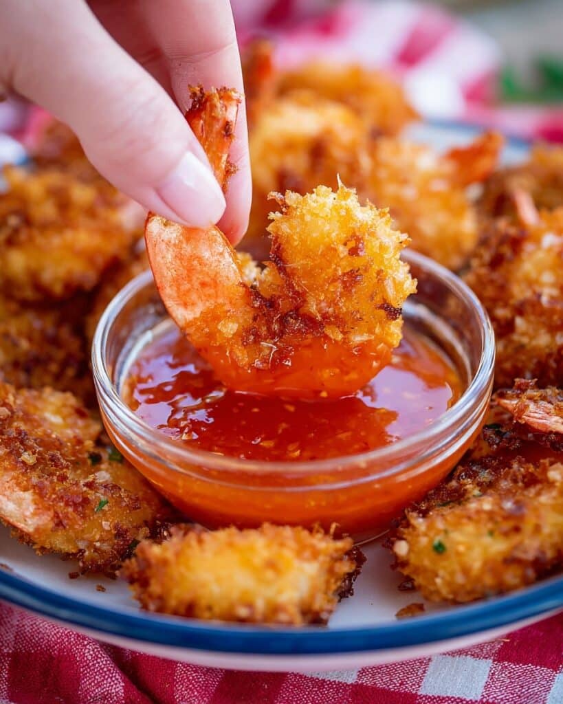 Coconut Shrimp with Sweet Chili Apricot Dipping Sauce Recipe