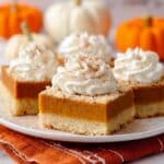 Creamy Pumpkin Pie Bars Recipe