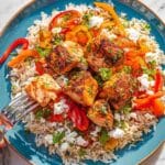 Salmon Bowls with Crispy Rice and Fresh Veggies Recipe