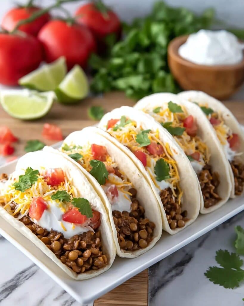 Amazing Instant Pot Lentil Tacos Recipe