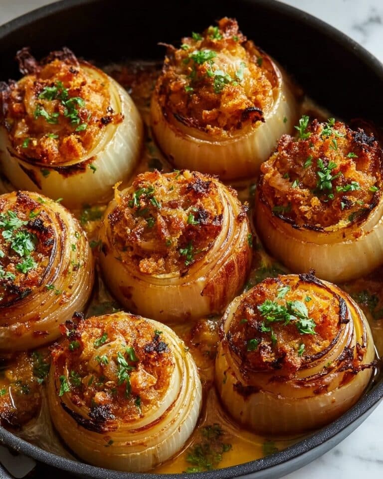 Greek Stuffed Onions Recipe