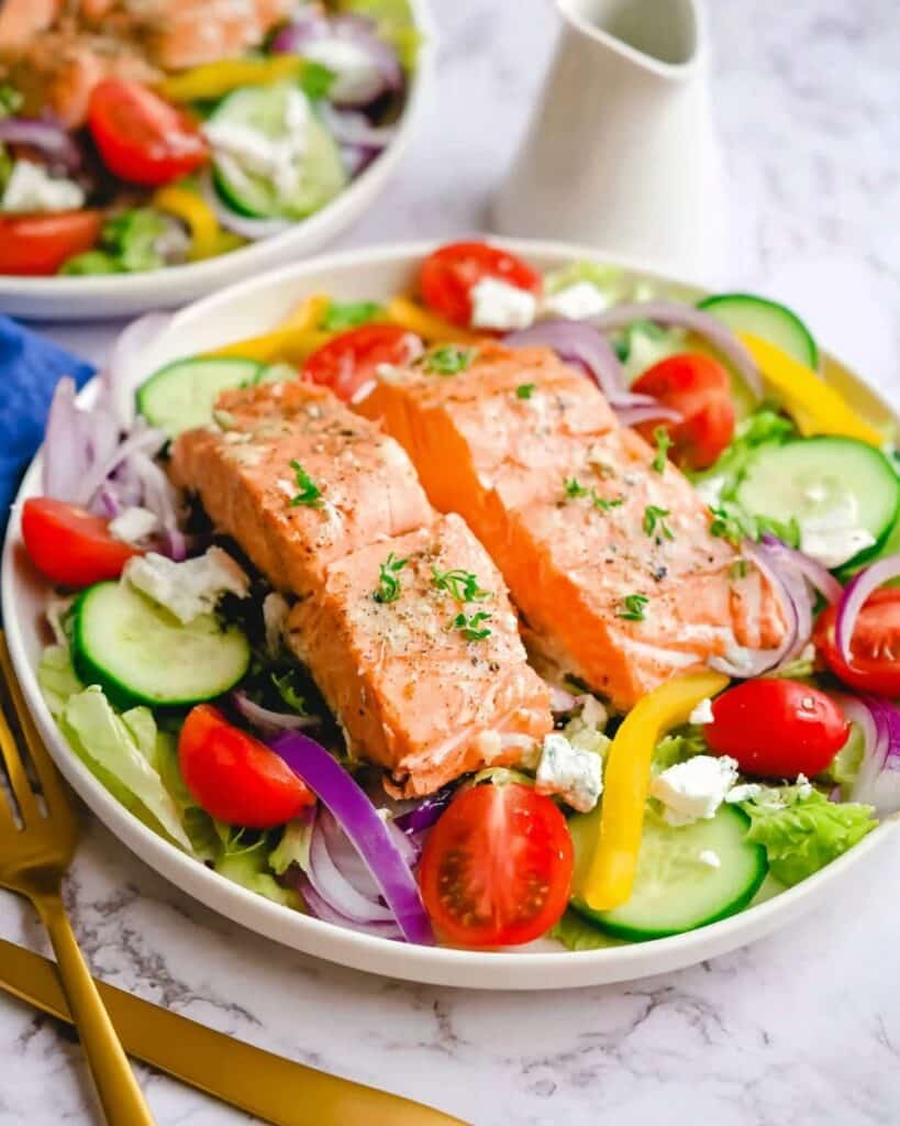 Greek Salmon Salad Recipe