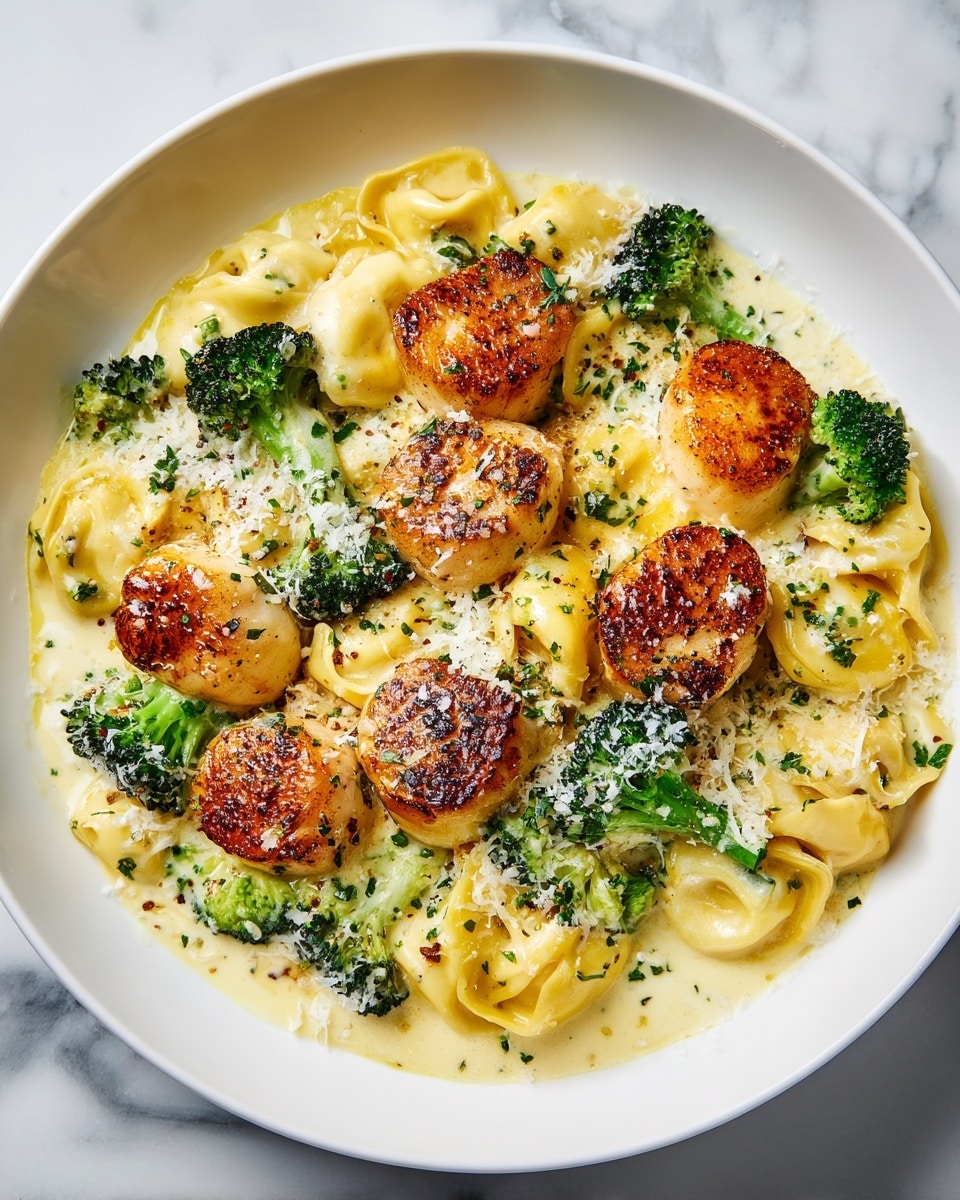 Garlic Parmesan Chicken Tortellini Recipe - Recipe Image