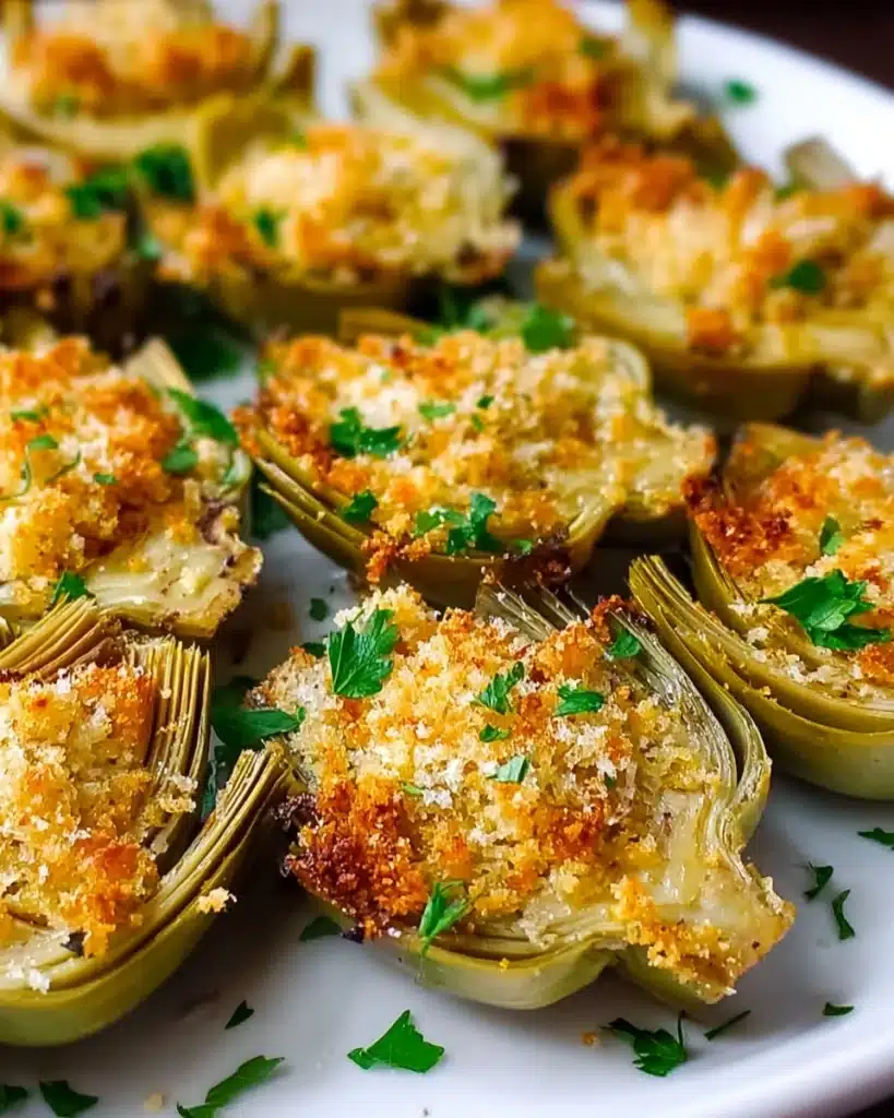 Crispy Parmesan Artichoke Hearts Recipe