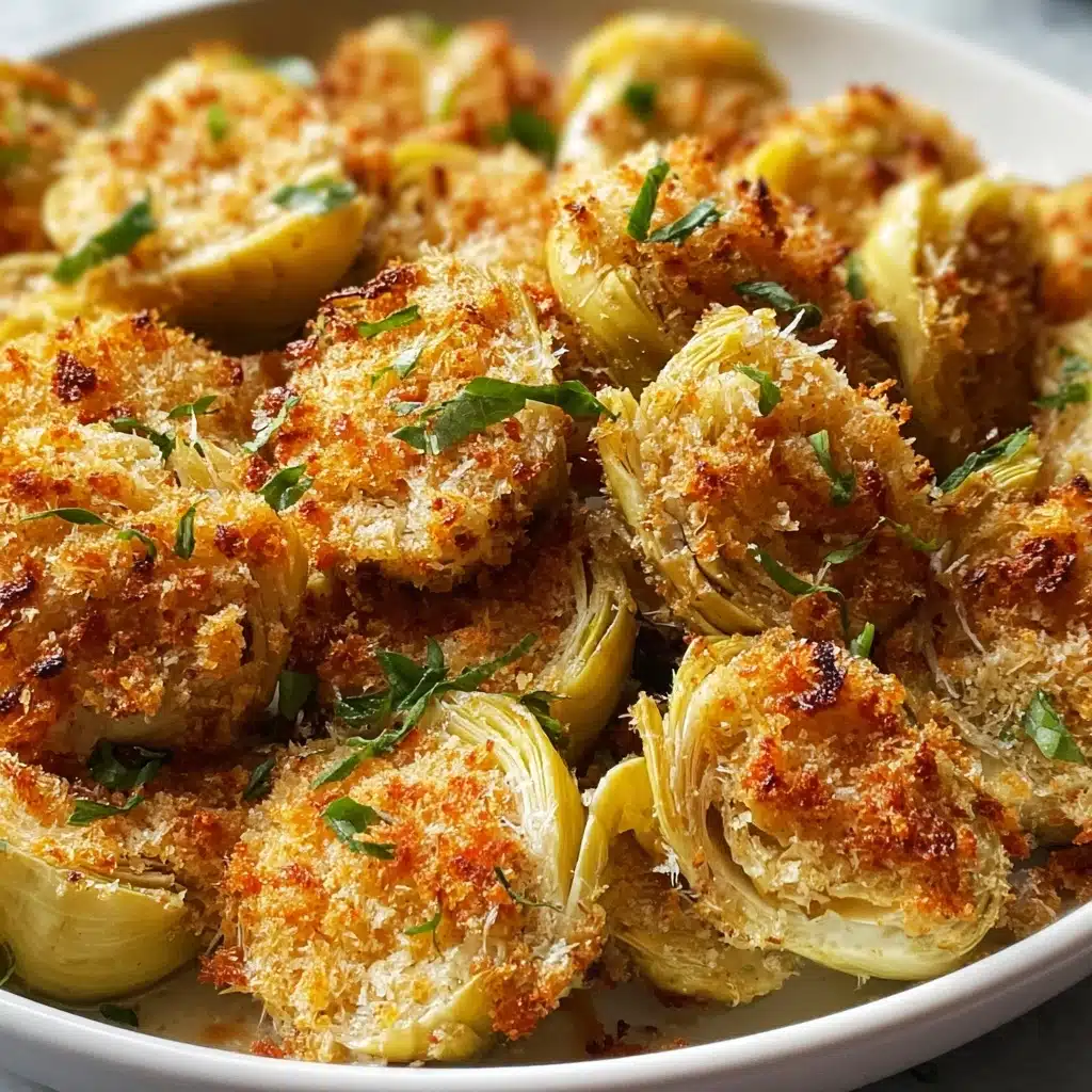 Crispy Parmesan Artichoke Hearts Recipe 4 Crispy Parmesan Artichoke Hearts Recipe - Recipe Image