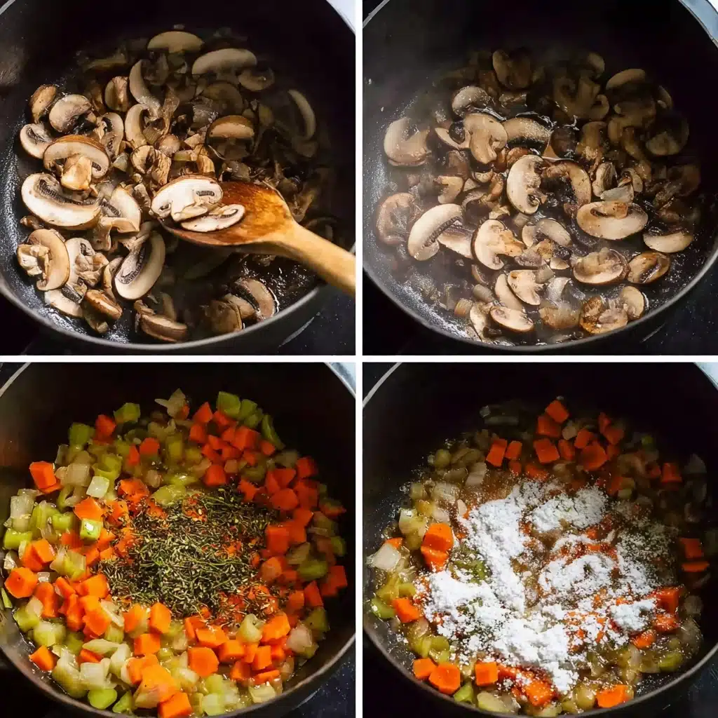 Creamy Mushroom Wild Rice Soup Recipe - Recipe Image