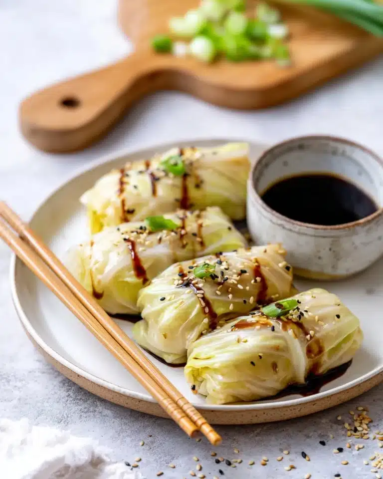 Asian Inspired Cabbage Rolls Recipe