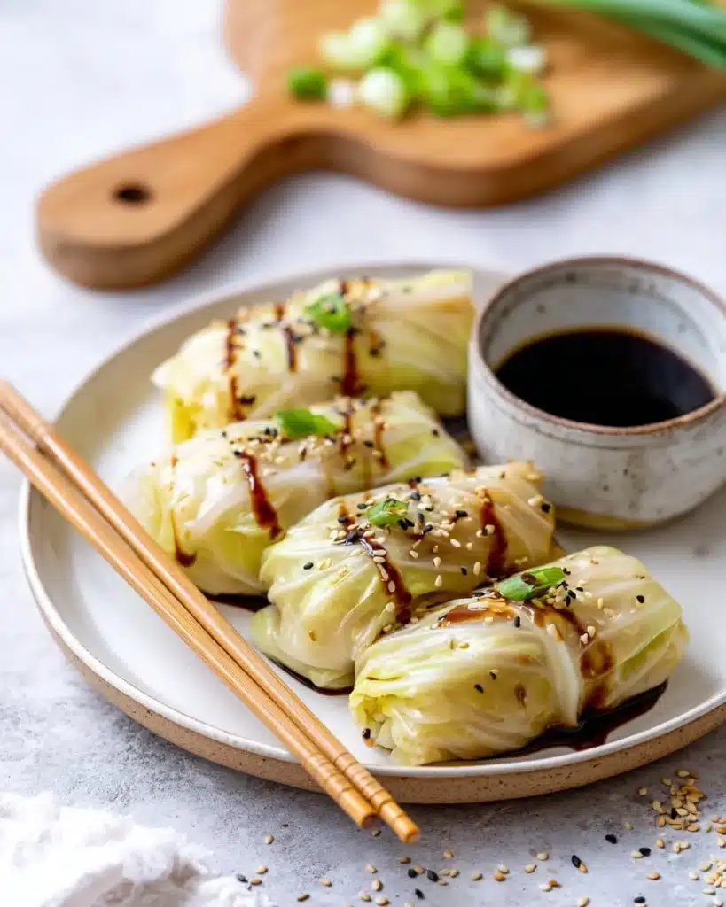Asian Inspired Cabbage Rolls Recipe