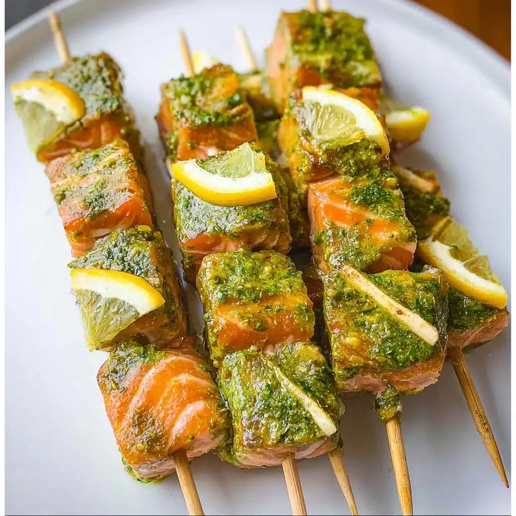 Quick & Easy Salmon Kabobs Recipe - Recipe Image