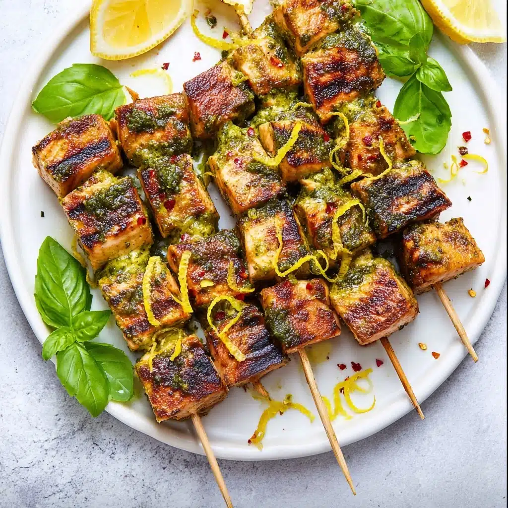 Quick & Easy Salmon Kabobs Recipe - Recipe Image
