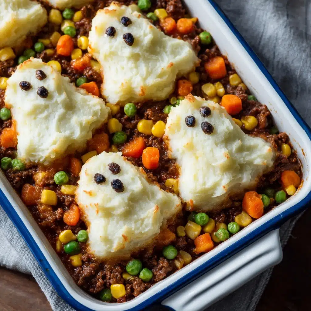 Creepy Shepherd’s Pie (Ghost Potatoes!) Recipe 4 Creepy Shepherd’s Pie (Ghost Potatoes!) Recipe - Recipe Image