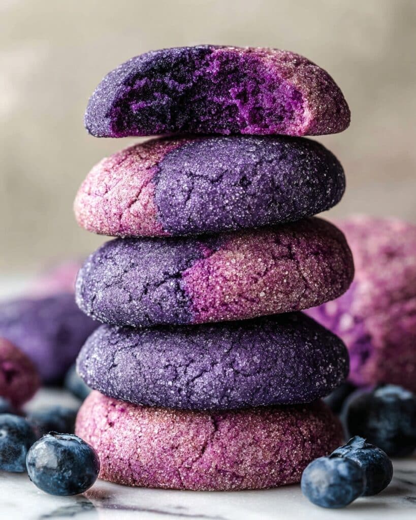 Blueberry Cookies with Homemade Blueberry Sauce Recipe