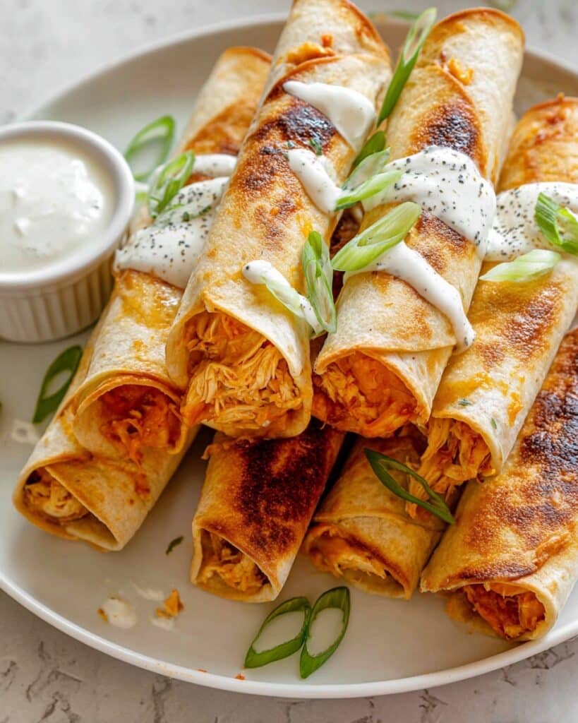Buffalo Chicken Taquitos Recipe