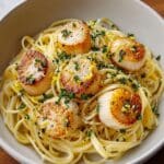Patagonian Scallops with Lemon and Garlic Recipe
