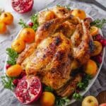 Spatchcock Turkey with Flavored Lemon Herb Butter Recipe
