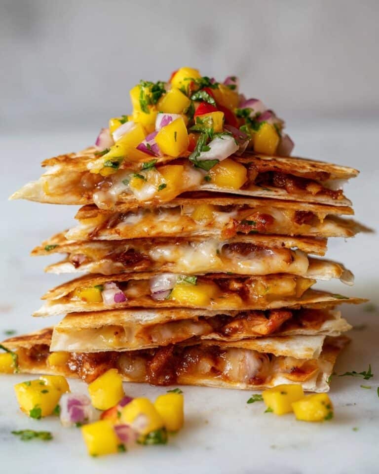 Crispy Hot Honey Shrimp Sheet Pan Quesadillas Recipe