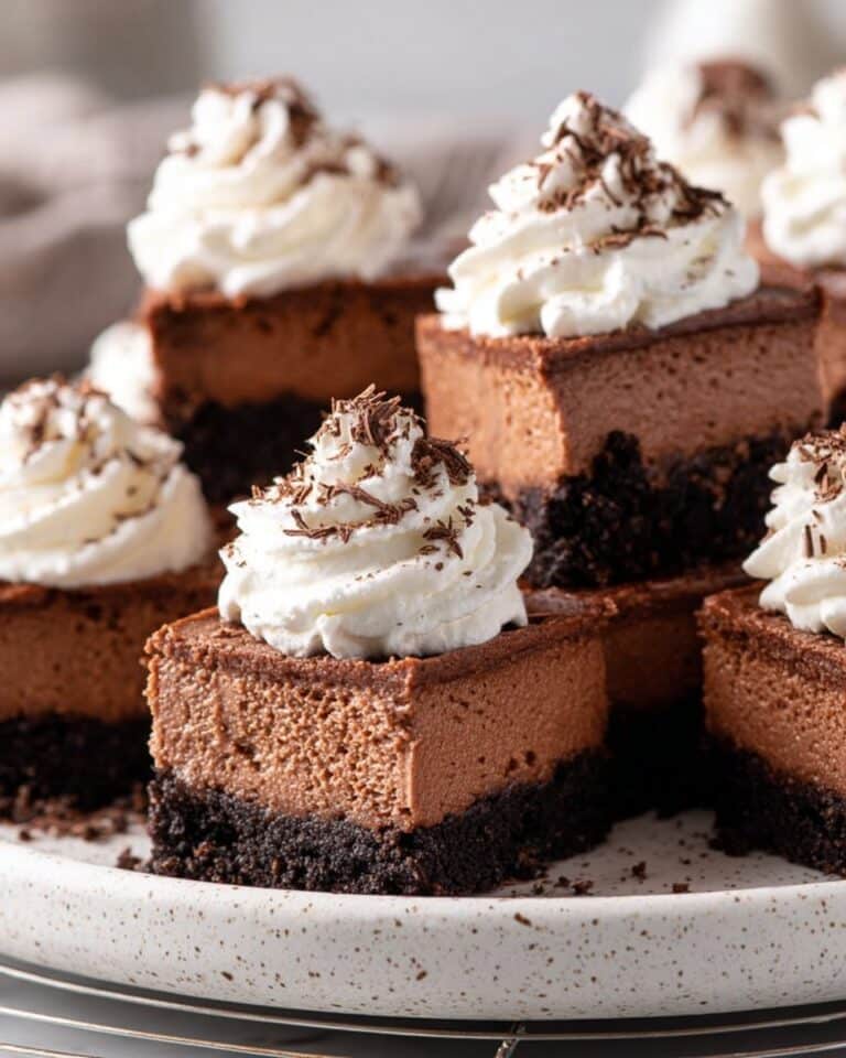 Chocolate Cheesecake Bars Recipe