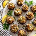 Garlic Parmesan Stuffed Mushrooms Recipe
