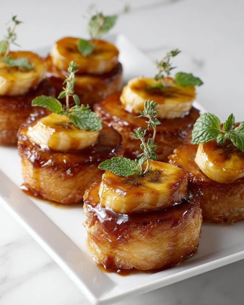 Upside-Down Banana Tarte Tatin Bites: A Mini Dessert with Big Flavor Recipe