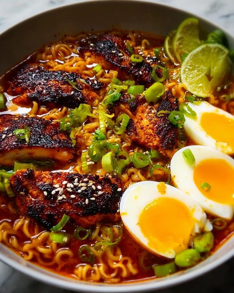 Atomic Spicy Chicken Wing Ramen Bowl Bold Flavor & Cozy Comfort Recipe