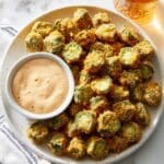Smashed Oven-Fried Okra Recipe