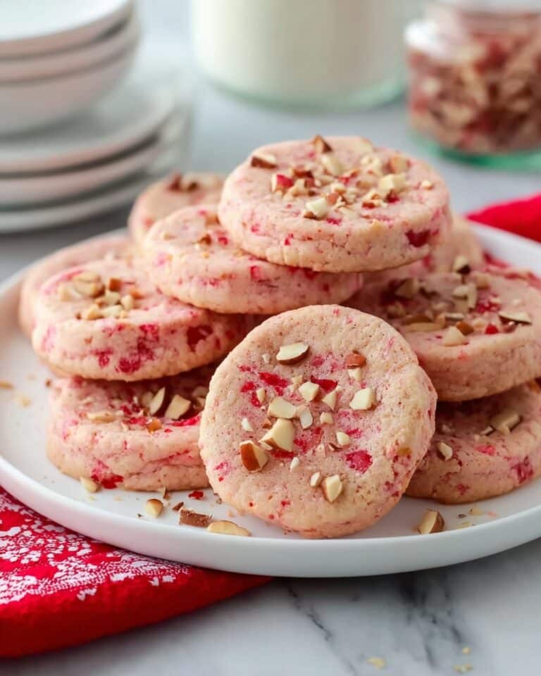 Cherry Shortbread Cookies Recipe