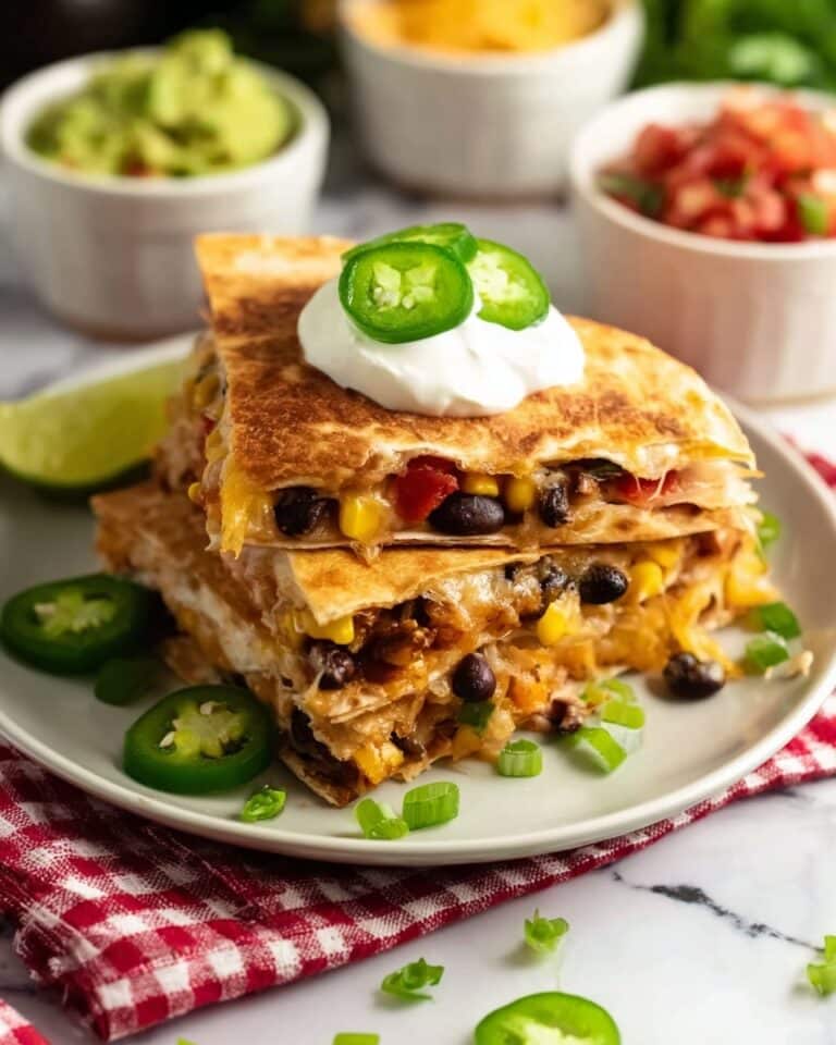 Sheet Pan Chicken Quesadillas Recipe