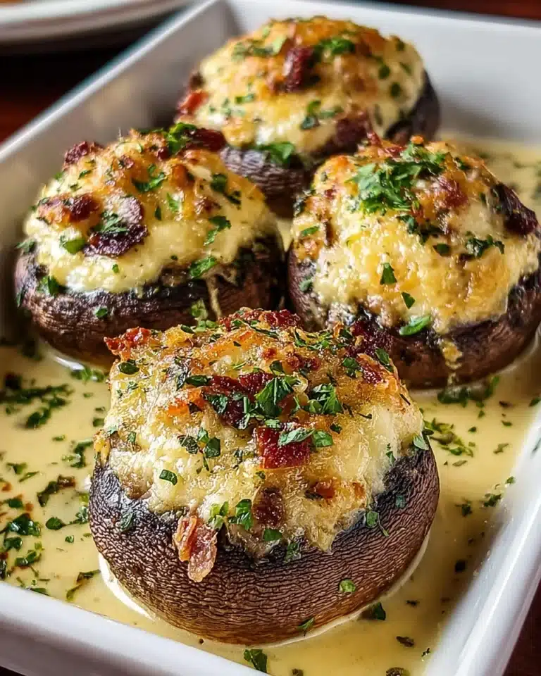 The Best Olive Garden Stuffed Mushrooms Recipe