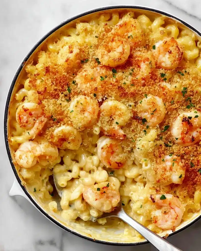 Garlic Shrimp Mac and Cheese Recipe