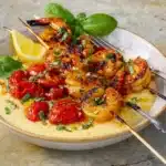 Parmesan Polenta with Blistered Tomatoes Recipe